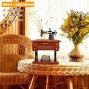 Speldosa med vintage symaskinsdesign🎶