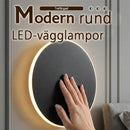 Moderna runda LED-vägglampor