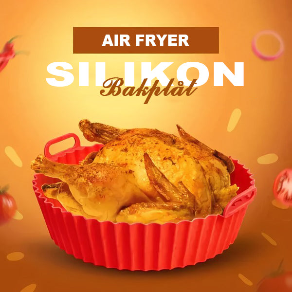 Silikon air fryer bakpanna