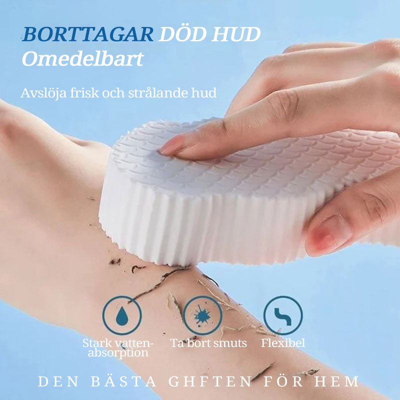 Supermjuk exfolierande badsvamp