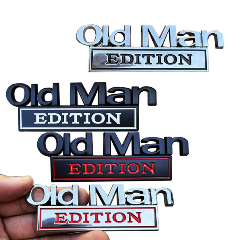 🚗 Old Man Edition-bilemblem