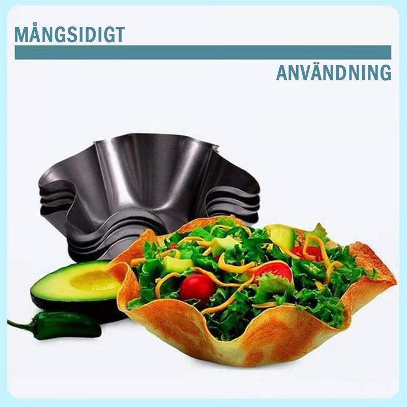 Kronbladsformad bakskål i kolstål💥
