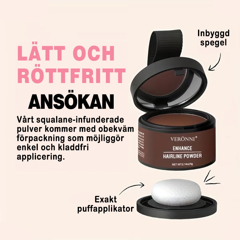Hårlinje skuggpuder