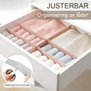Justerbar lådorganisator