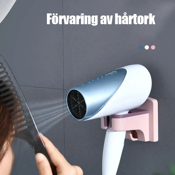 Hårtorkhållare