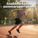 Snabbtorkande sportshorts för män