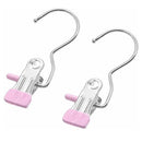 Rostskyddsklämma Utrymmesbesparande Klädnypa Hatt Byxor Förvaring Hängande resekrok