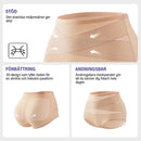 Plus size-trosor med hög midja och korsade former