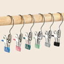 Rostskyddsklämma Utrymmesbesparande Klädnypa Hatt Byxor Förvaring Hängande resekrok