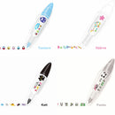 Gör-det-själv söta djurtryckstyp dekorativ penna