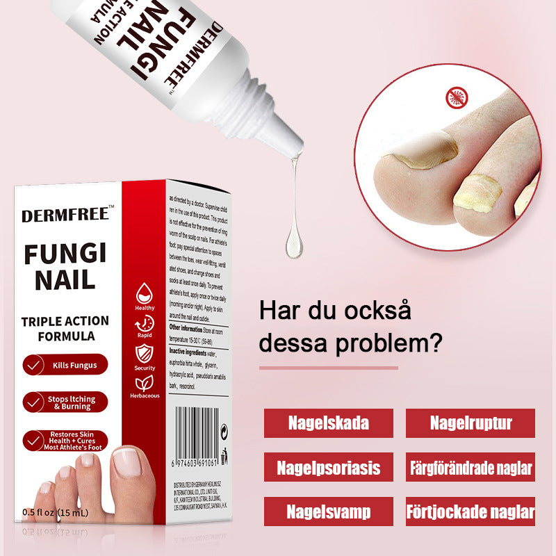 Örtbaserad nagelvårdslösning