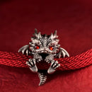 🐲🎁Söt Silver Dragon Armband