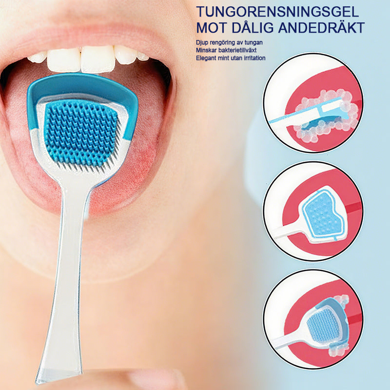 Probiotiskt tungrengöringsgelset