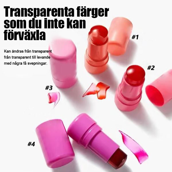 💄Kylande vattengelé läppstift kindfläck