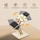 🚀 DIY Solar Powered Trä Satellit Model Science Kit🌍