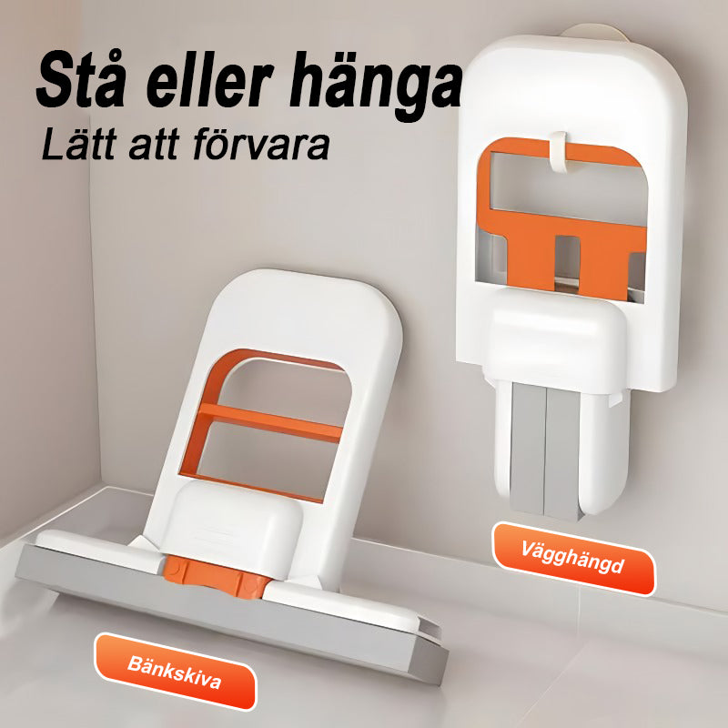 🧼Mini hopfällbar skrivbordsmopp - våt- och torrrengöringsmopp