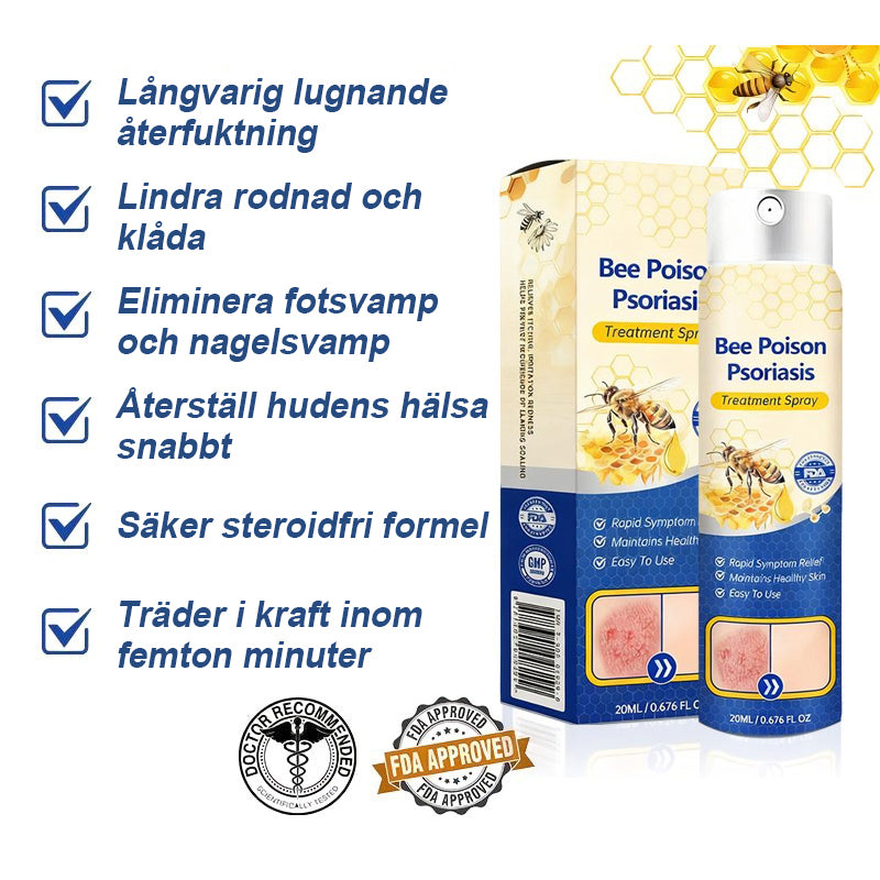 Bivänspray mot psoriasis