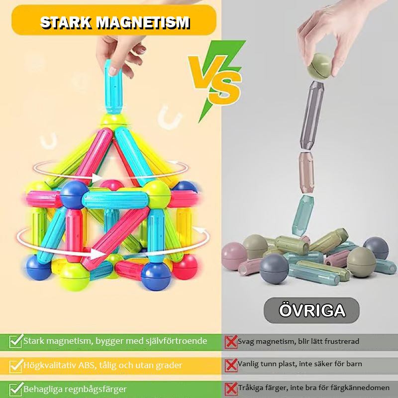 Magnetiska byggstenar