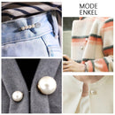 Brosch med pärlor dekorativ klädnypa