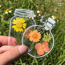 Bokmärken för torkad blomma