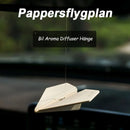 Hängande bil luftfräschare pappersflygplan