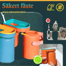 Tandborsthållare med mögelskydd (med mugg)