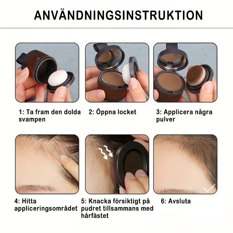 Hårlinje skuggpuder