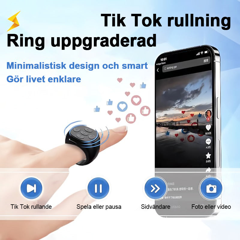 🎅 Trådlös Bluetooth-fjärrkontroll med fingertopp