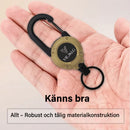 Ny 3-i-1 multifunktionell karbinhake-nyckelring med infällbar rulle