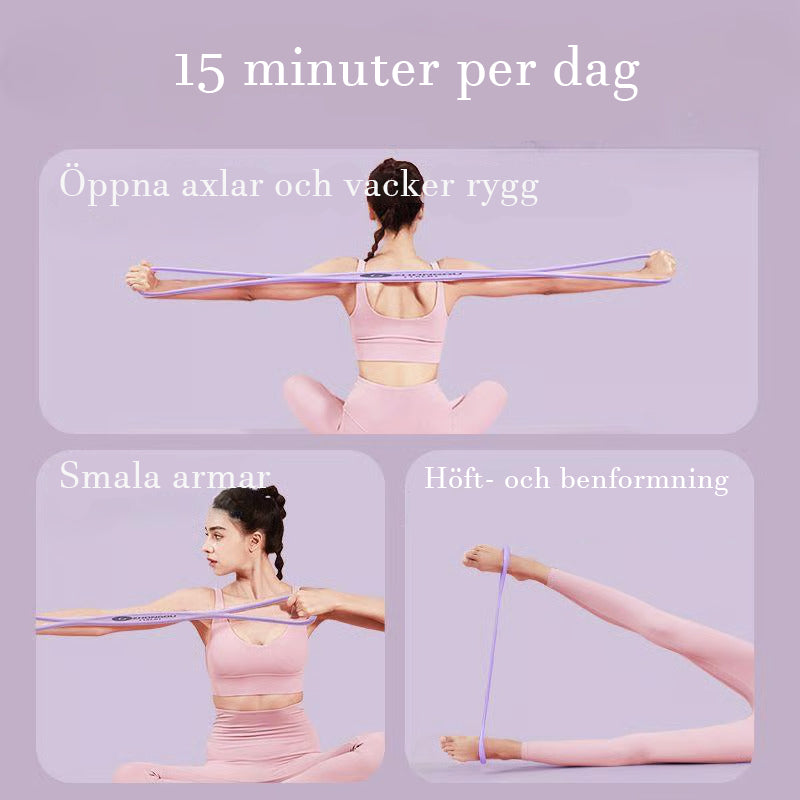 Motståndsband, Figur 8 träningsband för kvinnor och män