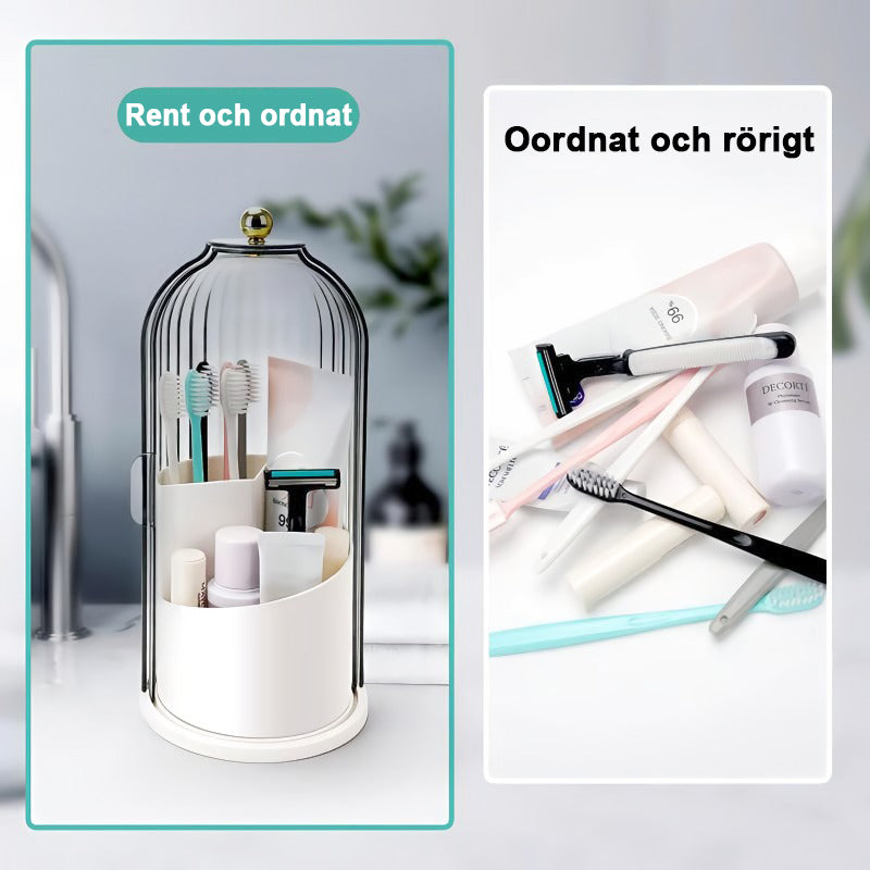 ✨Tandborstehållare med skjutbart lock