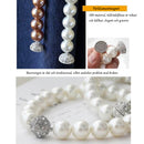 Pärlgardin magnetiskt spänne