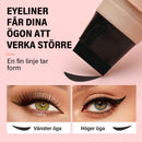 Dubbelsidig vikbar eyeliner-stämpelpenna