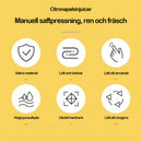 🔥2025 Ny citronpressare med skruvlock 🍋✨