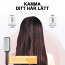 Självrengörande infällbar antistatisk massagekam