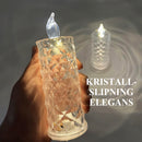 ✨ Kristallrosljusstake - Romantisk charm