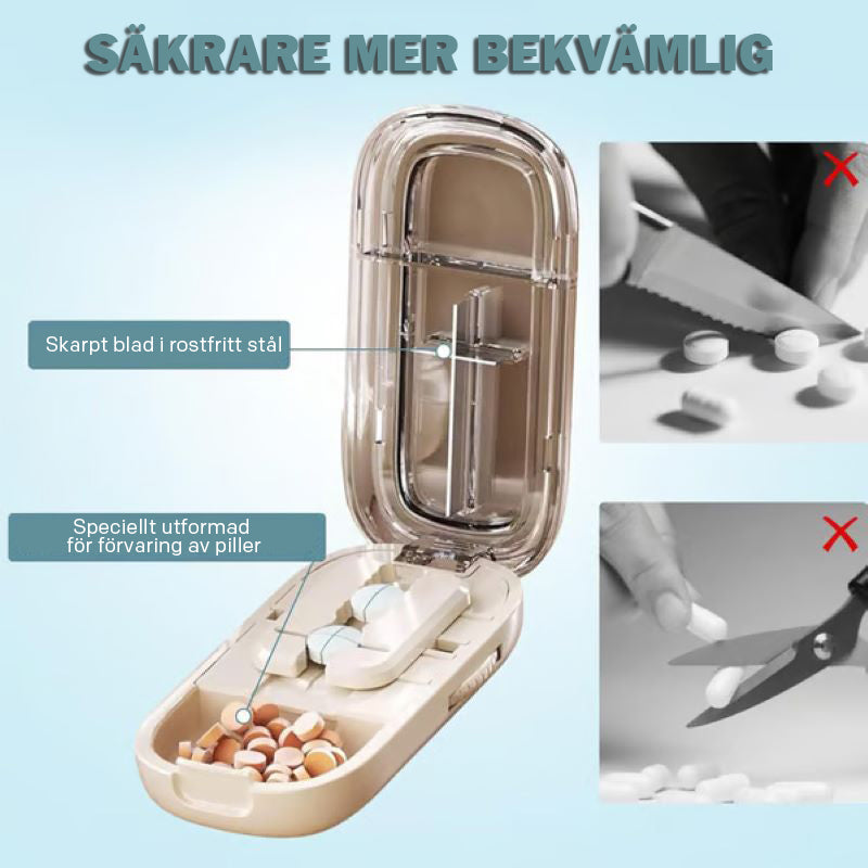 🔥Bärbar pillerskärare