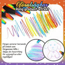 Rolig regnbågsgradient färgpenna