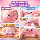 Glittrig "Dumpling" Mystery Squishy (Slumpmässig färg)