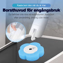 Engångs toalettborste engångssvamphuvud