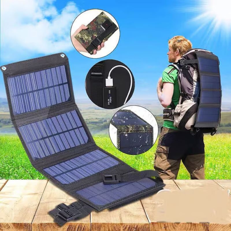 Bärbar solcellsladdare för solpaneler💥