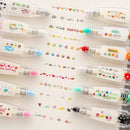 Gör-det-själv söta djurtryckstyp dekorativ penna