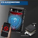 Minimalistisk premiumplånbok i aluminium med RFID-skydd för män