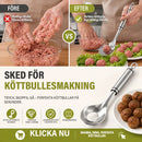 Köttbullesked —— Non-stick beläggning, för att ösa upp och rinna av —— Köp en, få en gratis (2 stycken)