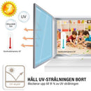 Värmeisolerande insynsskyddsfilm – UV-skydd, enkel installation, perfekt för hem och kontor