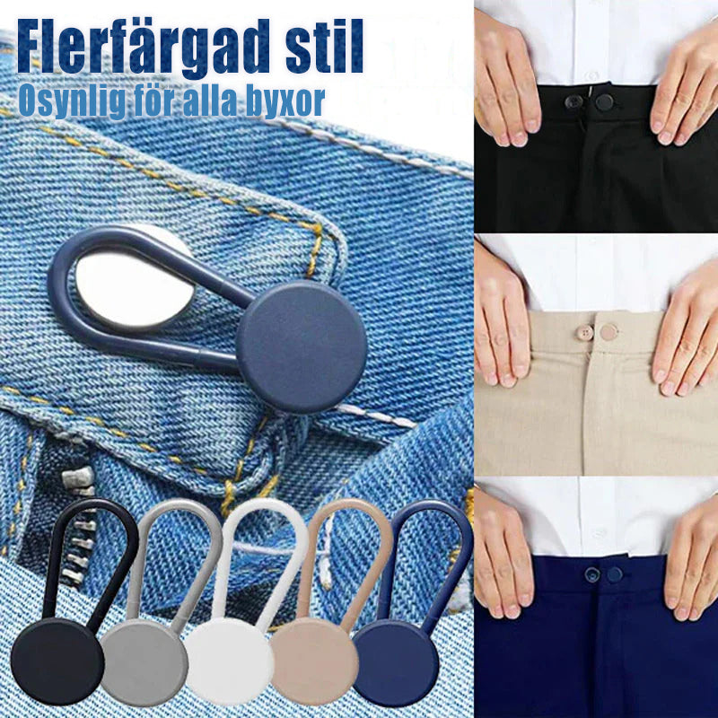 Förlängare för byxlinning knapp