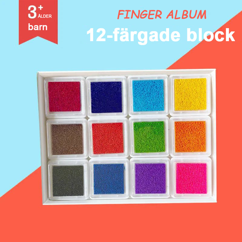 🎨Gåvor till barn🎁Rolig fingermålningssats