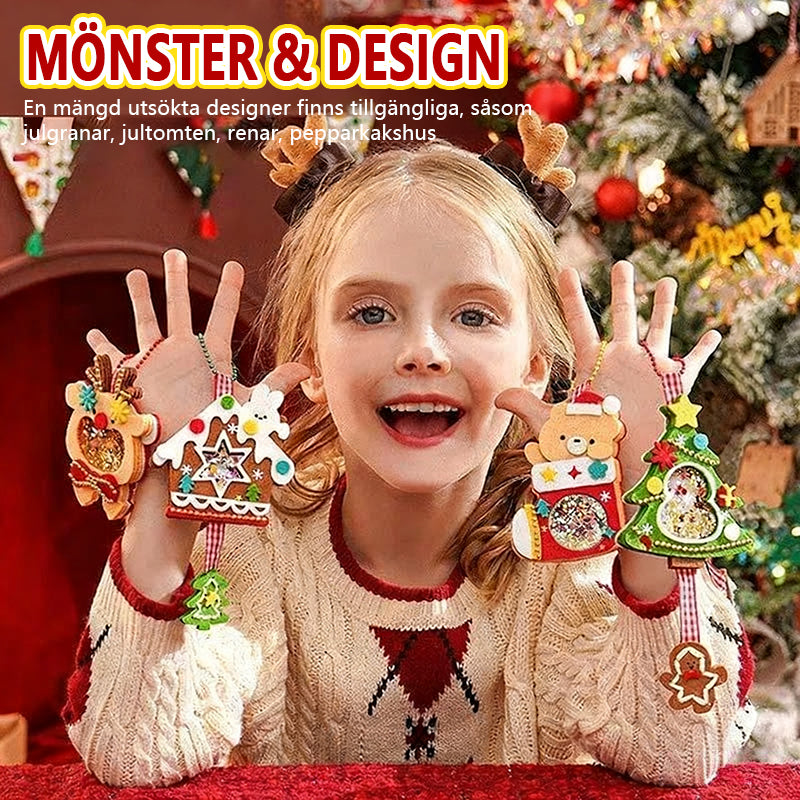 DIY juldekorationer i filt