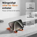 Mini aluminium telefonstativ nyckelring hopfällbar skrivbordshållare