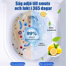 Toalettrengöringstabletter med citrondoft